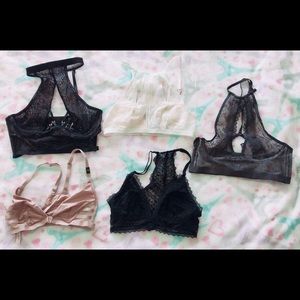 5 Brand new Victoria’s Secret size XS bralettes